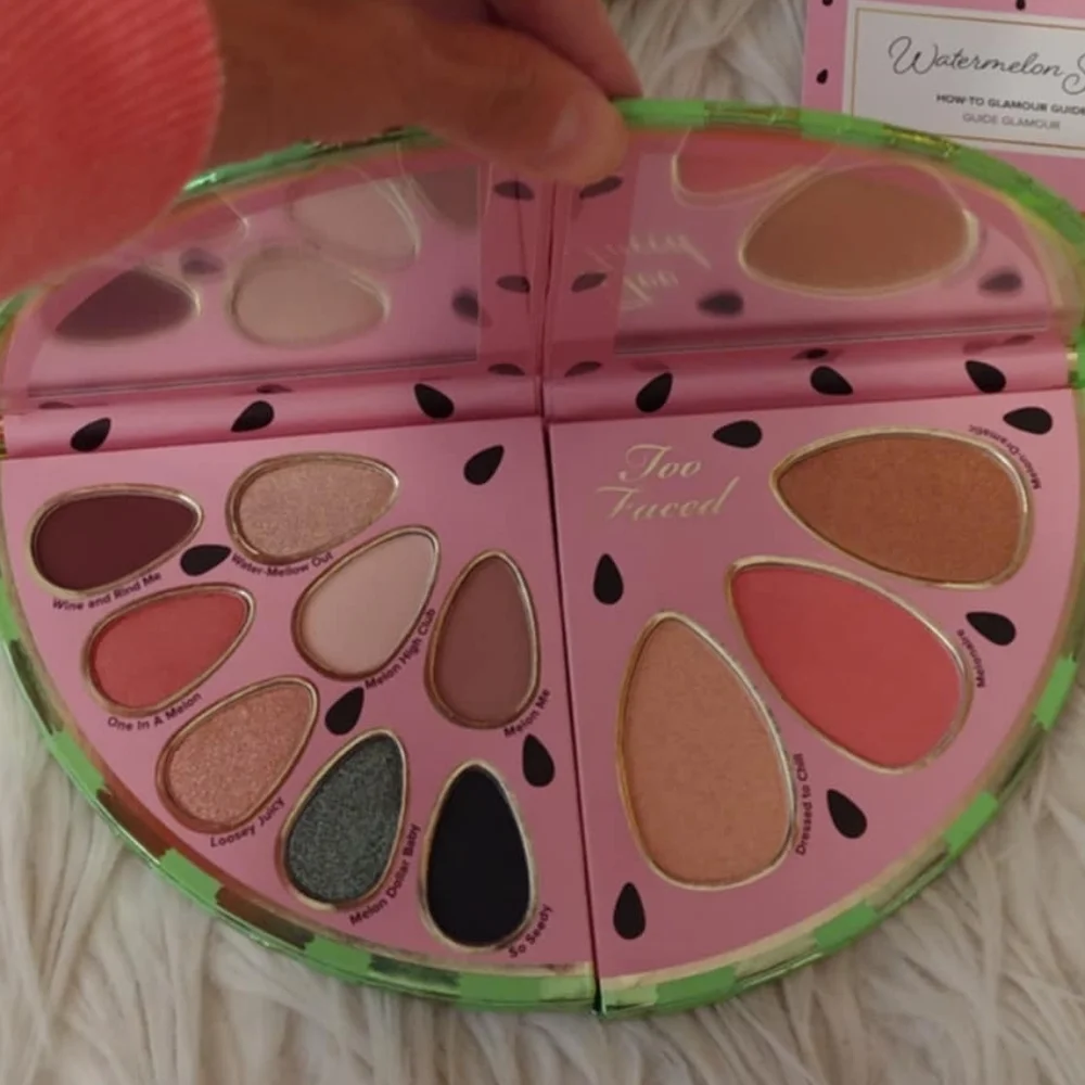 🍉FIRM! NWT TOO FACED WATERMELON SLICE EYESHADOW PALETTE